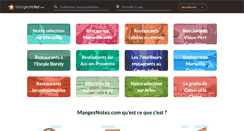 Desktop Screenshot of mangeznotez.com